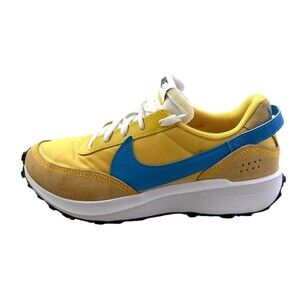 Nike Waffle Trainer 2 Yellow Blue Men’s  Size 9 DH9523-700